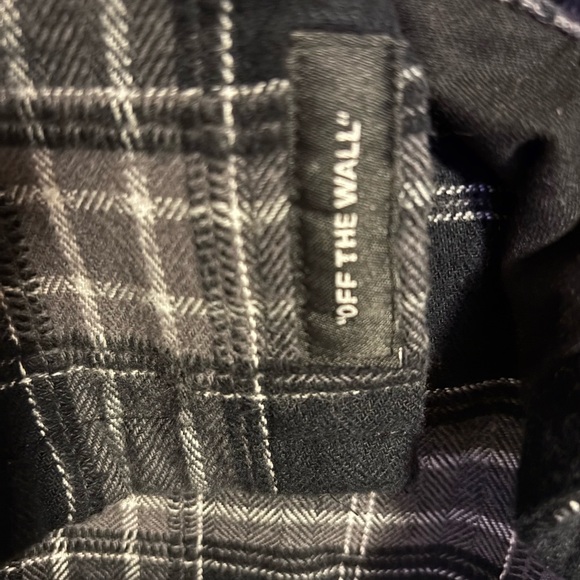 Vans Plaid Black and White Tradewinds Heavy Flannel Shirt Jacket Men’s Size XL - Picture 8 of 8